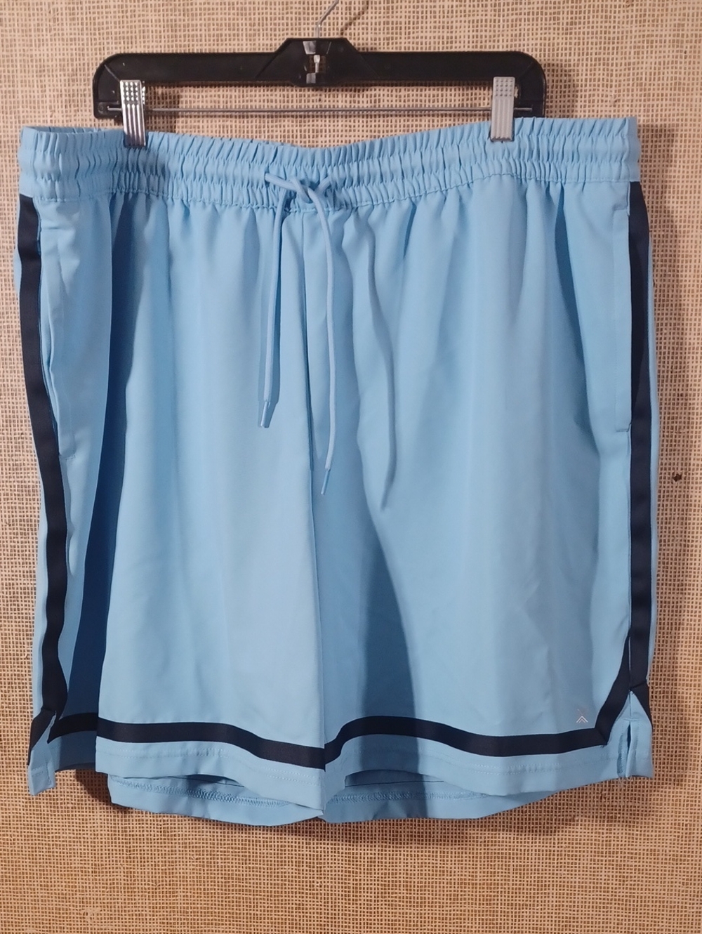 Xersion Light Blue Athletic Swim Shorts with Elastic Waistband